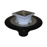 HL62B/1 RECEPTOR ACOPERIS D110 VERT,FL.INOX,GRAT.INOX