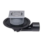 HL80 RECEPTOR TER.D50/75 RAC.ORIENTABIL,GRAT.INOX